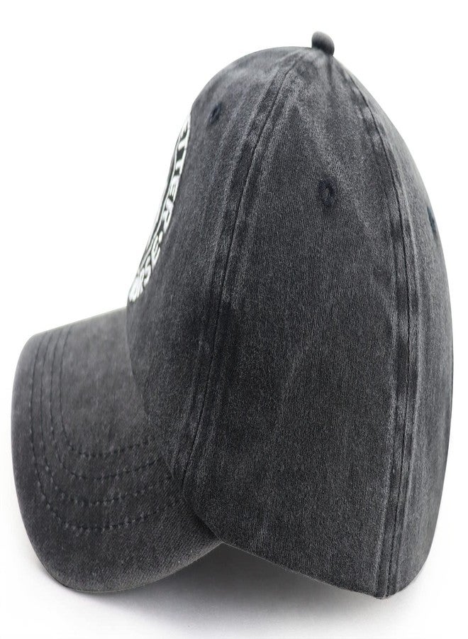 Vxchkerm Horse Gifts for Girls Women, Funny Embroidered Barn Hair Don't Care Hat, Adjustable Cotton Animal Farm Horse Decor Baseball Cap, Birthday Gifts for Mom Cowgirl Horse Lovers Farmer Ranch Owner Black - Image 4